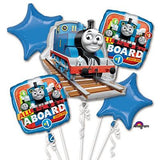 Thomas the Tank All Aboard  Foil Balloon Bouquet Kit 5 pk INFLATED #35278