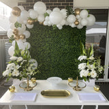 Green Wall Square Backdrop with Balloon Garland HIRE ITEM, price from