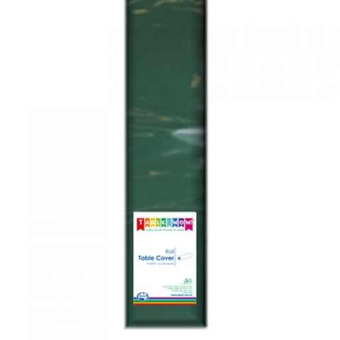 Hunter Green Plastic Tablecover Roll 30m #388355