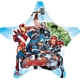 Avengers Star Foil Supershape Balloon  INFLATED #34657