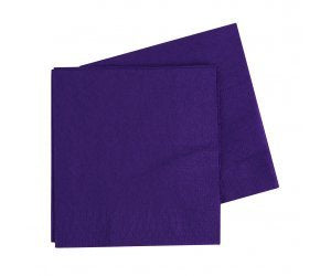 Purple Lunch Napkin 40pk
