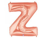 Giant Letter Balloon Z Rose Gold 1m #15926