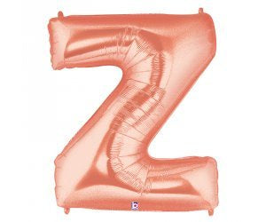 Giant Letter Balloon Z Rose Gold 1m #15926