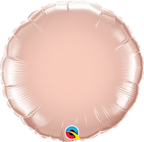 Rose Gold Round Foil 45cm Balloon INFLATED #57050