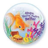 Get Well Bubble Hope You're feeling better INFLATED #68653
