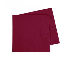 Burgundy Wildberry Napkins Lunch 2ply 40pk