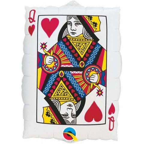 Casino Card Supershape Foil Balloon INFLATED #16310