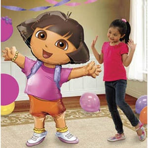 Dora Airwalker Foil Balloon INFLATED #23482