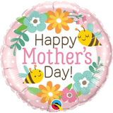 Mother's Day Bees and Flowers Round  45cm 18inch #17539