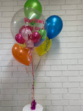 Personalised Bubble Balloon Bouquet