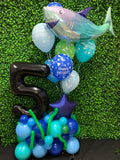 Grand Balloon Number Marquee Design- Choose Theme & Age