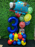 Grand Balloon Number Marquee Design- Choose Theme & Age
