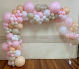 Uneven Semi 1/2 Arch Organic Balloons HIRE ITEM