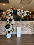 Uneven Semi 1/2 Arch Organic Balloons HIRE ITEM