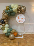 Hire Open Hoop With Organic Balloons Prop Hire, Price from