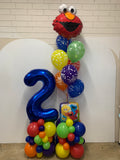 Grand Balloon Number Marquee Design- Choose Theme & Age