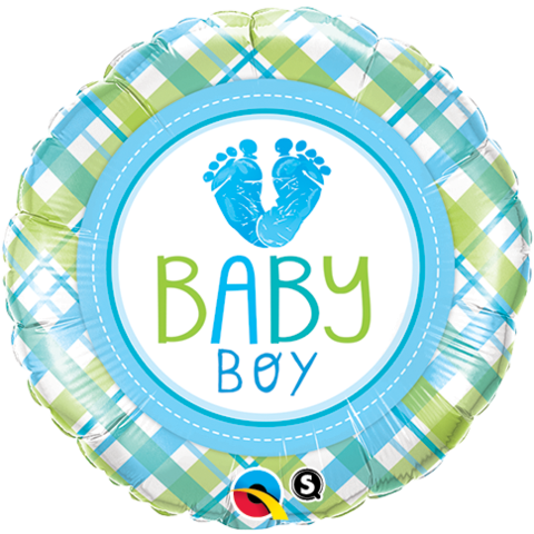 Baby Boy Love Feet Foil Balloon #25726
