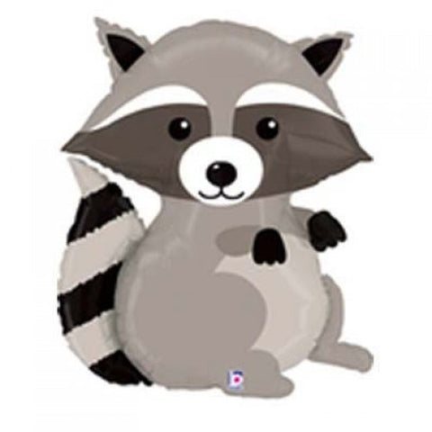 Woodlands Raccoon Foil Balloon #35176