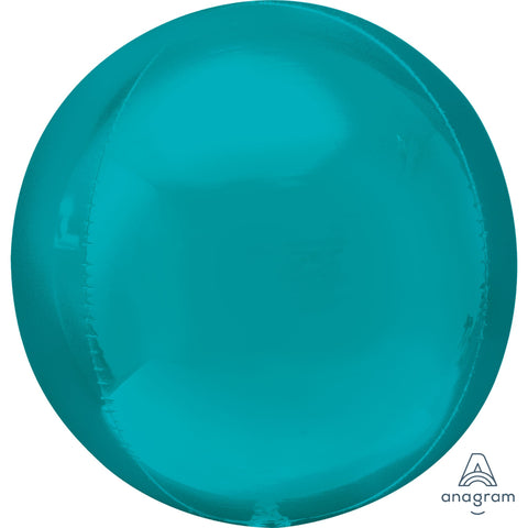 Teal/Aqua ORBZ Foil Balloon INFLATED #41869