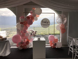 White Large Wide Square Cake Plinth Stand HIRE