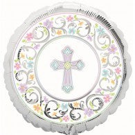 Christening Communion Blessed Day Foil 43cm Balloon #89310