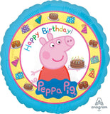 Peppa Pig Happy Birthday Cake Foil 43cm Balloon #31592