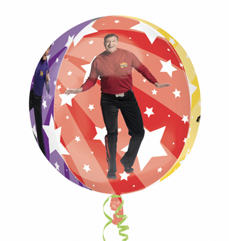Wiggles Foil ORBZ Balloon INFLATED #39521