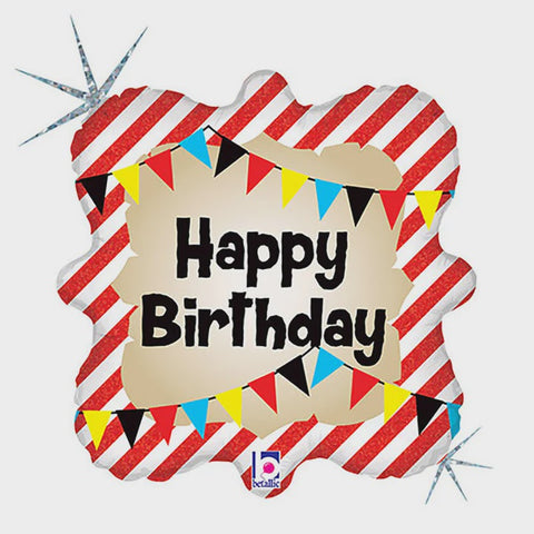 PIRATE BIRTHDAY 45cm 18 inch INFLATED #336268