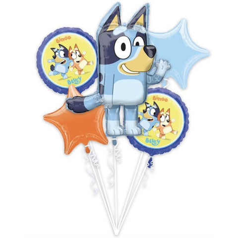 Bluey Balloon Bouquet Foil Balloon 5 Pack INFLATED #43390