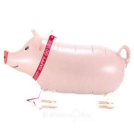 Christopher the Pig Walking Pet Walker 54cm INFLATED #8912