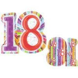 18th Birthday Foil Radiant Supershape Balloon #16063