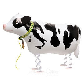 Jemima the Cow Walking Pet Walker 28x70cm INFLATED #8917