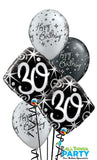 30th Birthday Sparkle & Swirls Bouquet #30BD02