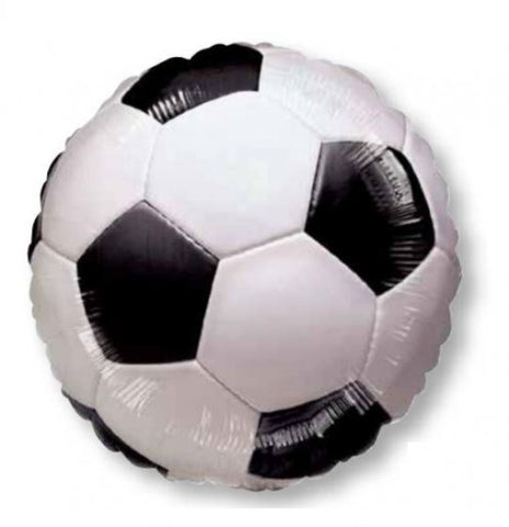 Soccer ball Foil 43cm Balloon INFLATED #26006