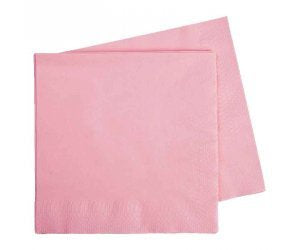 Pink Napkins Dinner Size 40pk
