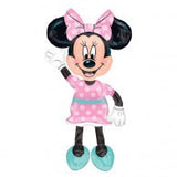 Minnie Mouse Foil AirWalker Disney Balloon Licensed INFLATED #08319