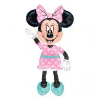 Minnie Mouse Foil AirWalker Disney Balloon Licensed INFLATED #08319