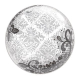 Damask Deco Bubble 40cm (15") INFLATED #10015