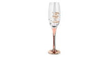 40 ROSE GOLD STEM CHAMPAGNE GLASS #BG1283