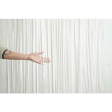 XL Foil Curtain (1m x 2.4m) Metallic White #1245009