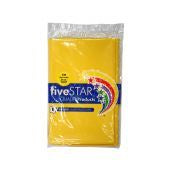 Yellow Round Plastic Tablecover
