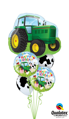 Happy Birthday Barnyard Tractor Bouquet