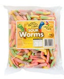 Sour Worms Multi Coloured Gluten Free 1kg