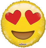 Emoji Smile Heart Eyes INFLATED 45cm #01270