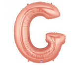 Giant Letter Balloon G Rose Gold 1m #15907