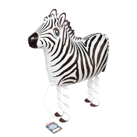 Walking Balloon Zebra Pet Walker 71cm INFLATED #8933
