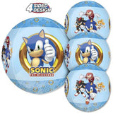 Sonic The Hedgehog 2 Licensed Orbz Clear 40cm (16") INFLATED #44525