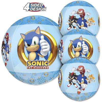 Sonic The Hedgehog 2 Licensed Orbz Clear 40cm (16") INFLATED #44525