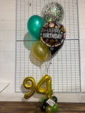 Mini Double Number Table Confetti Bouquet or Latex Bouquet  It's Just A Dinner Bouquet