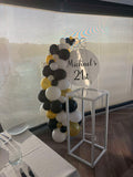 Easel  and Disc with  Balloon Garland HIRE Price from